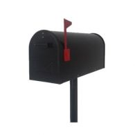 T00217 US Mail Box čierny 22 x 16,5 x 48 cm/ALM110