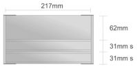 Dc112/BL nástenná tabuľa 217x124 mm design Classic