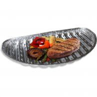 65093 Pevné polovičné ALU tácky pr. 32,5cm na gril