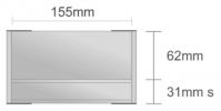 Dc104/BL nástenná tabuľa 155x93 mm design Classic