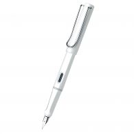 LAMY Safary shiny white plniace pero F