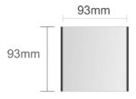 Ac301/BL nástenná tabuľa 93x93mm Alliance Classic /93