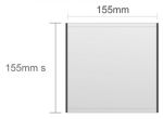 Ac313/BL nástenná tabuľa 155x155mm Alliance Classic /155s