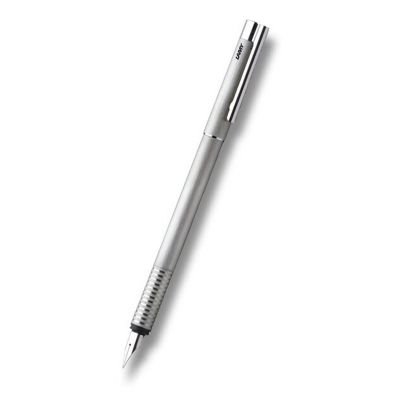 LAMY Logo brushed steel kovové plniace pero